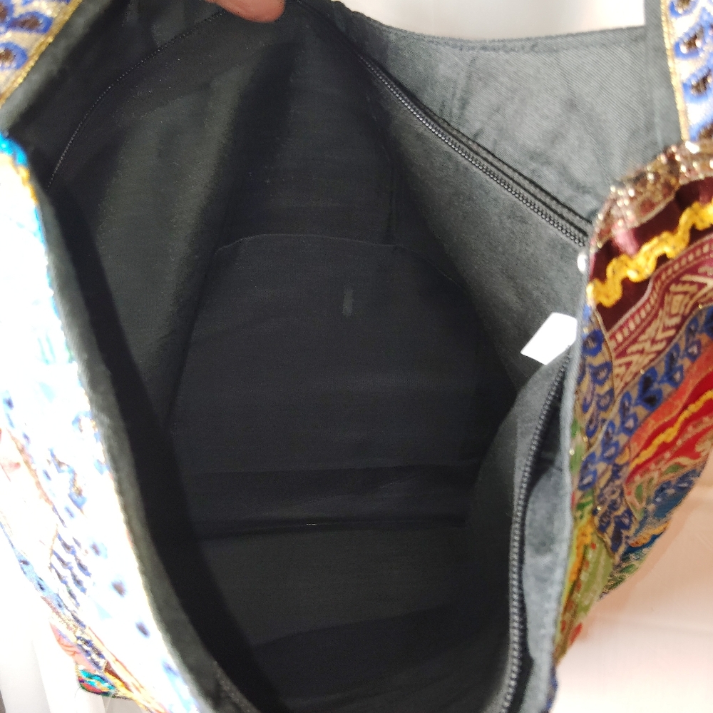 Beautiful tote bag from India - Picture 2 of 6
